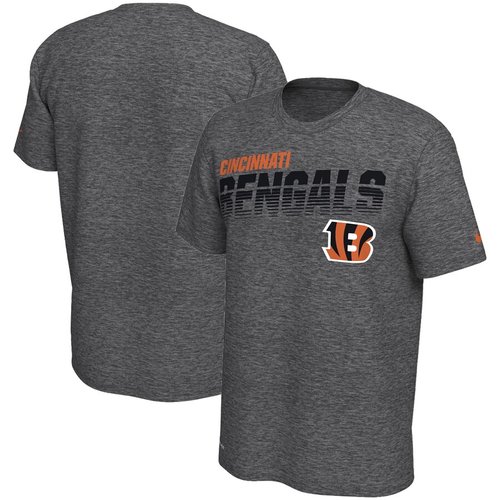 Cincinnati Bengals Sideline Line of Scrimmage Legend Performance T Shirt Gray