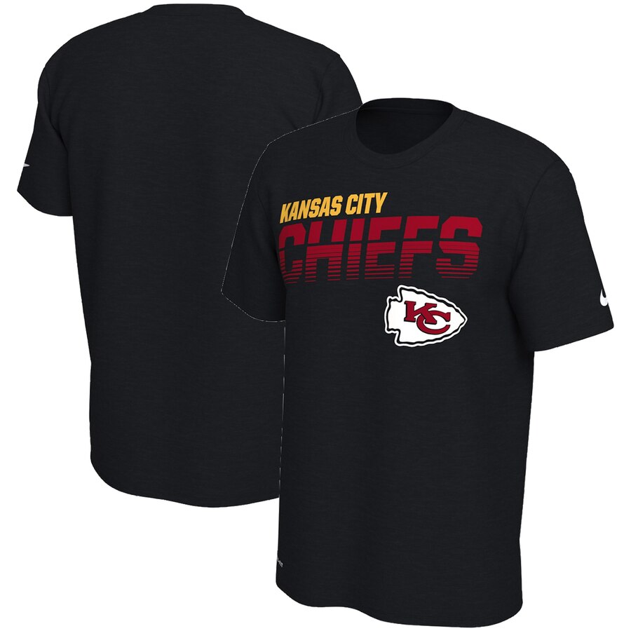 Kansas City Chiefs Sideline Line of Scrimmage Legend Performance T Shirt Black