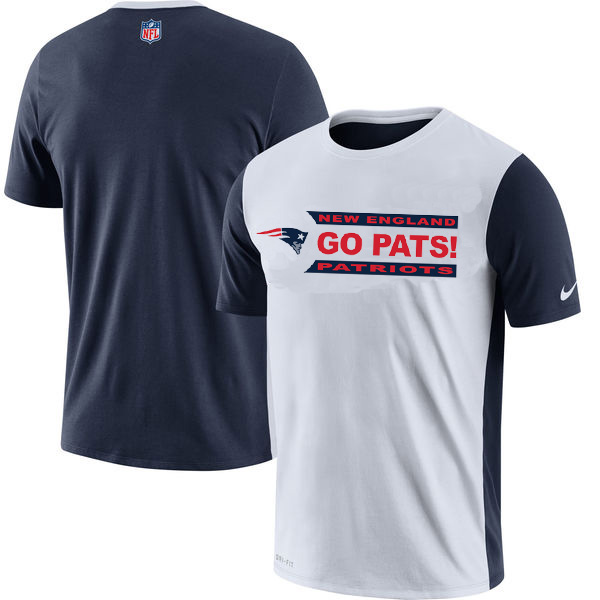 New England Patriots Performance T Shirt White