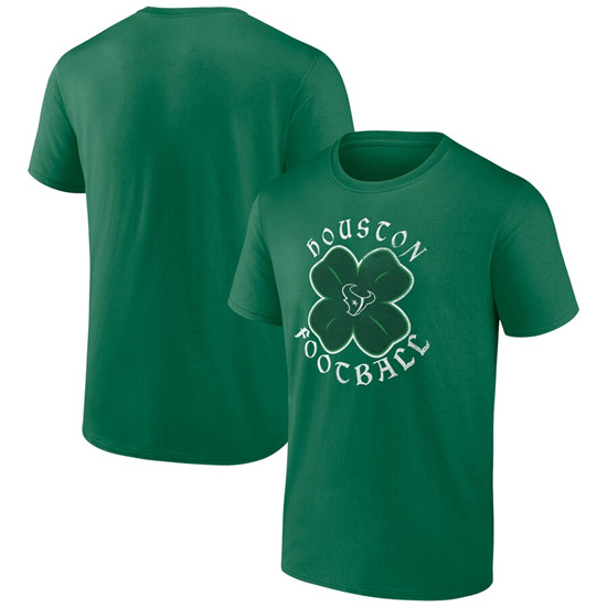 Houston Texans Kelly Green St. Patrick's Day Celtic T-Shirt