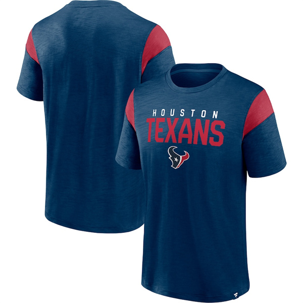 Houston Texans Navy Red Home Stretch Team T-Shirt